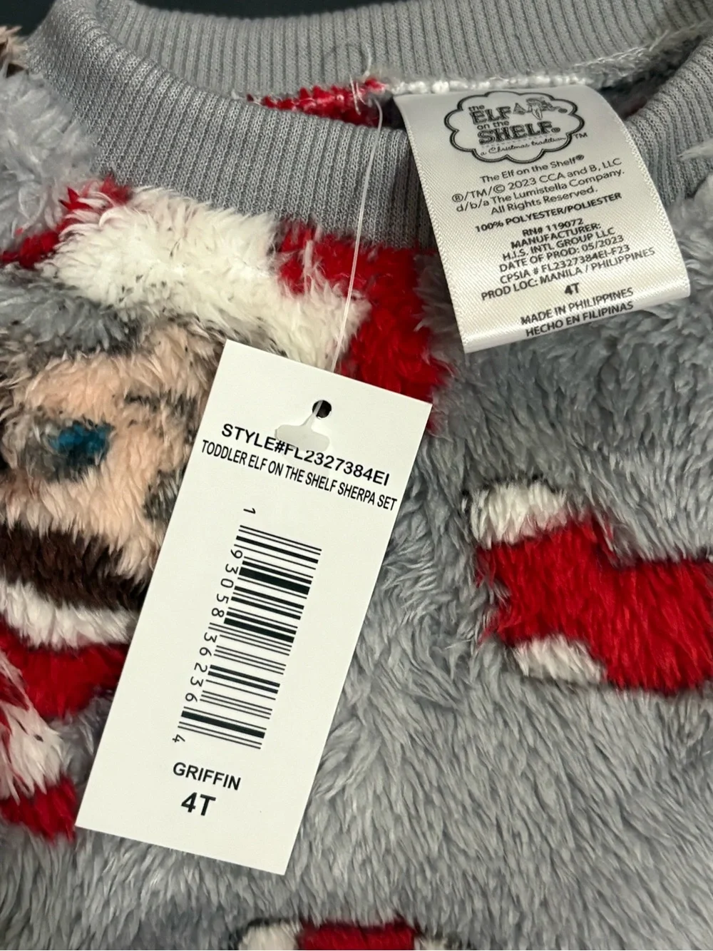 Kids Sherpa pajama set